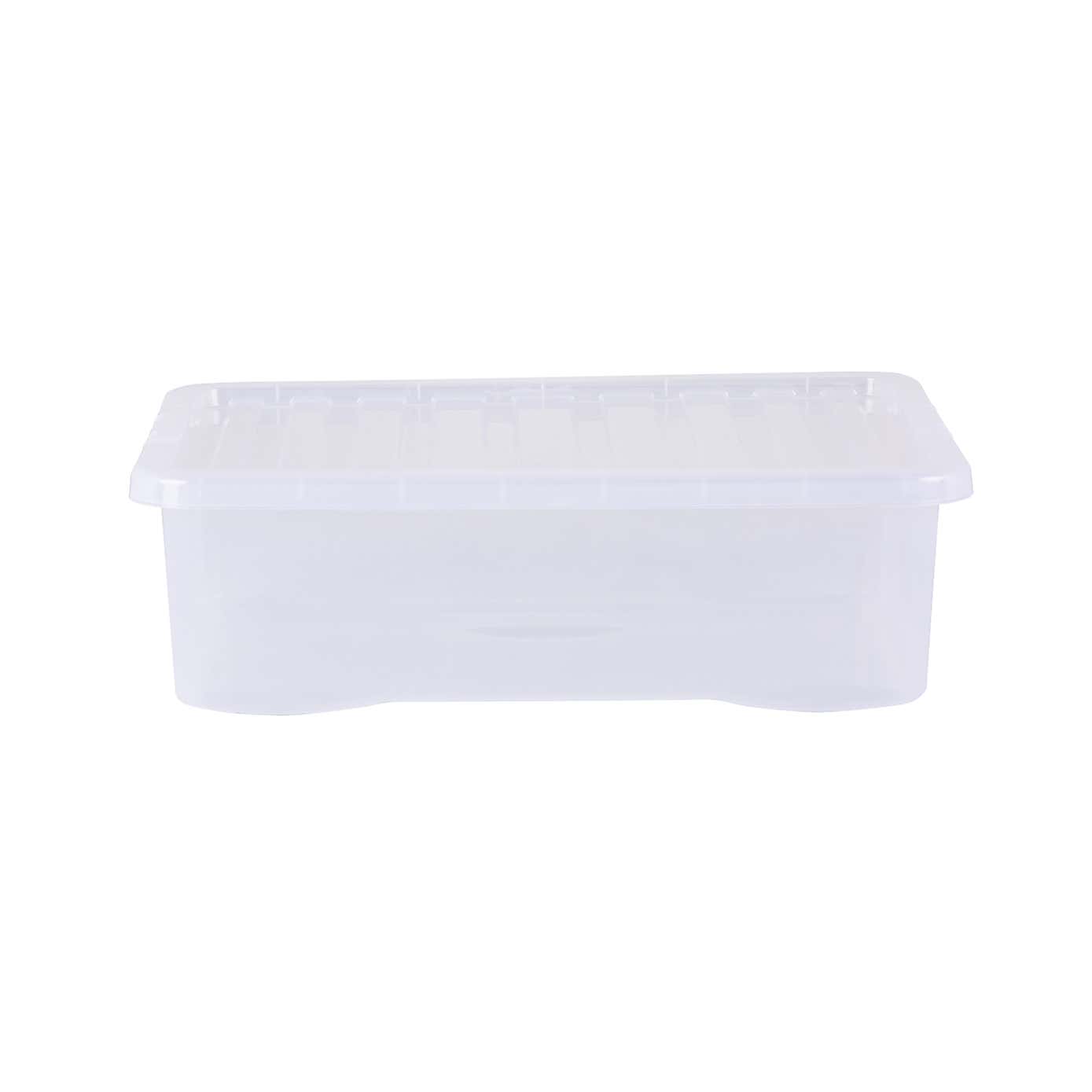 Wham Crystal Set of 5 Underbed Boxes & Lids, 32L