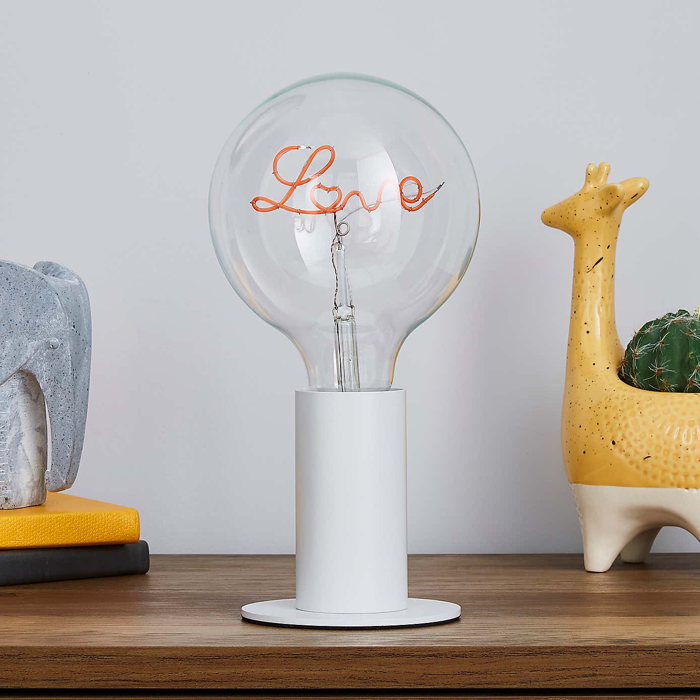 Eban White Table Lamp