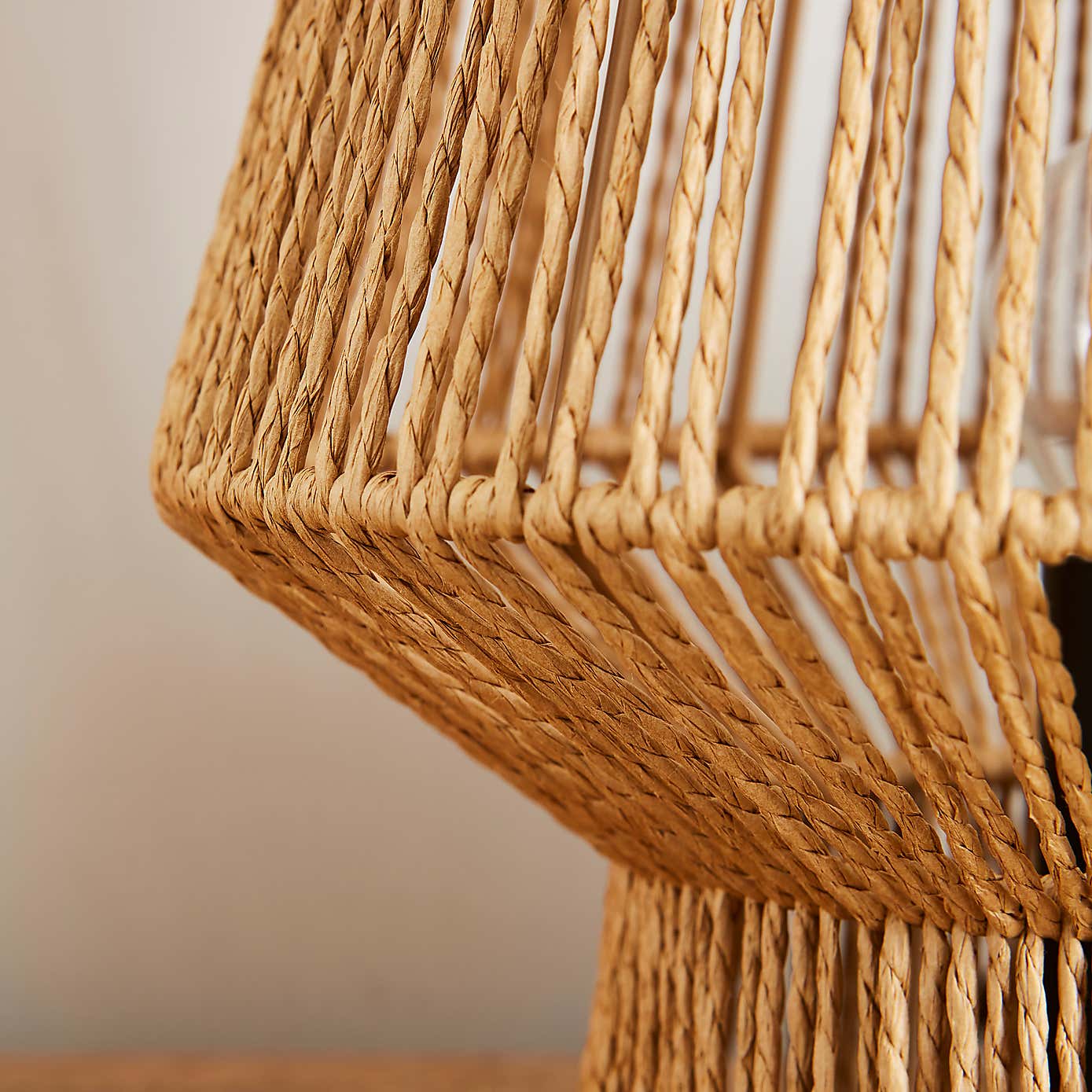 Kabir String Mushroom Table Lamp