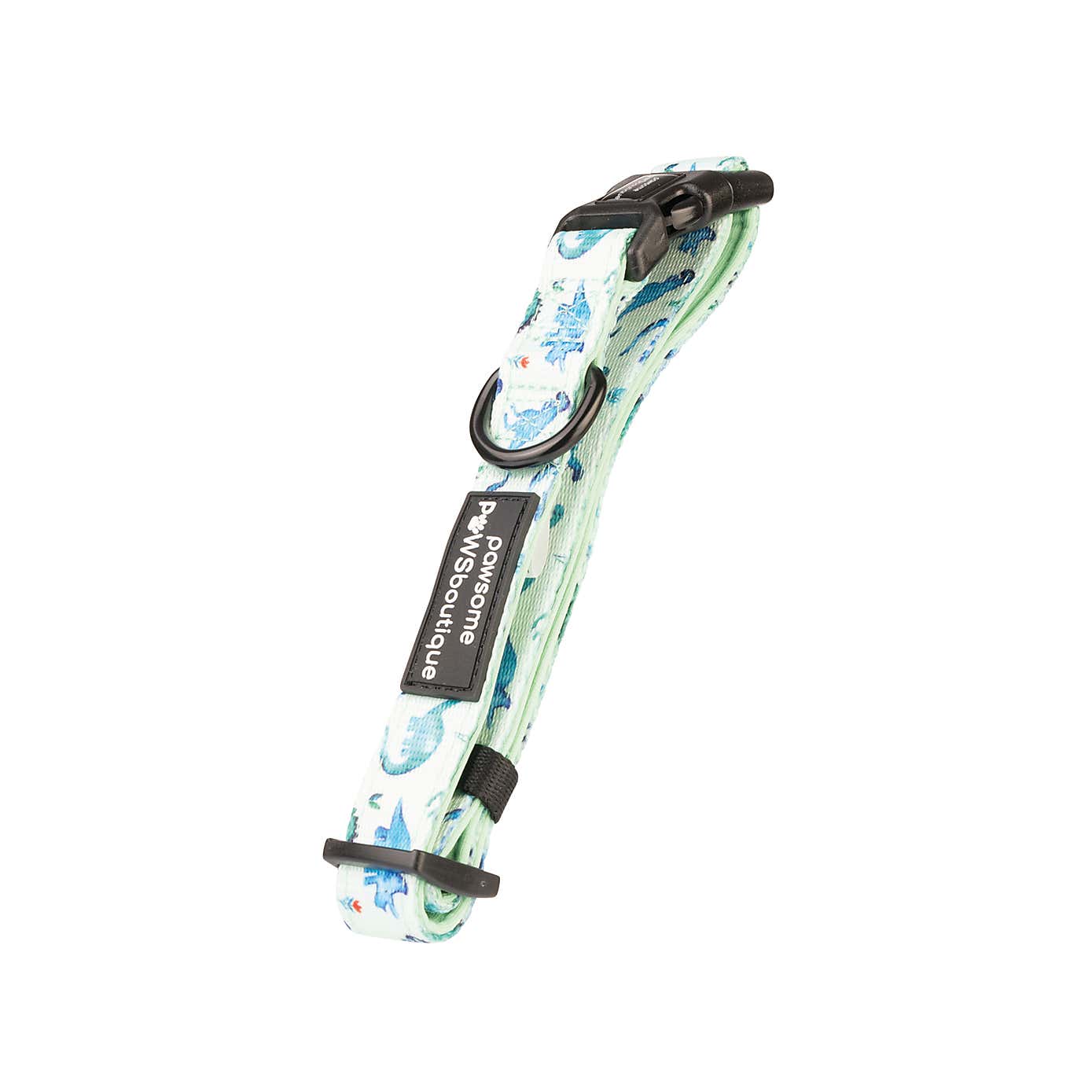 Dinky Dino Dog Collar and Lead Set