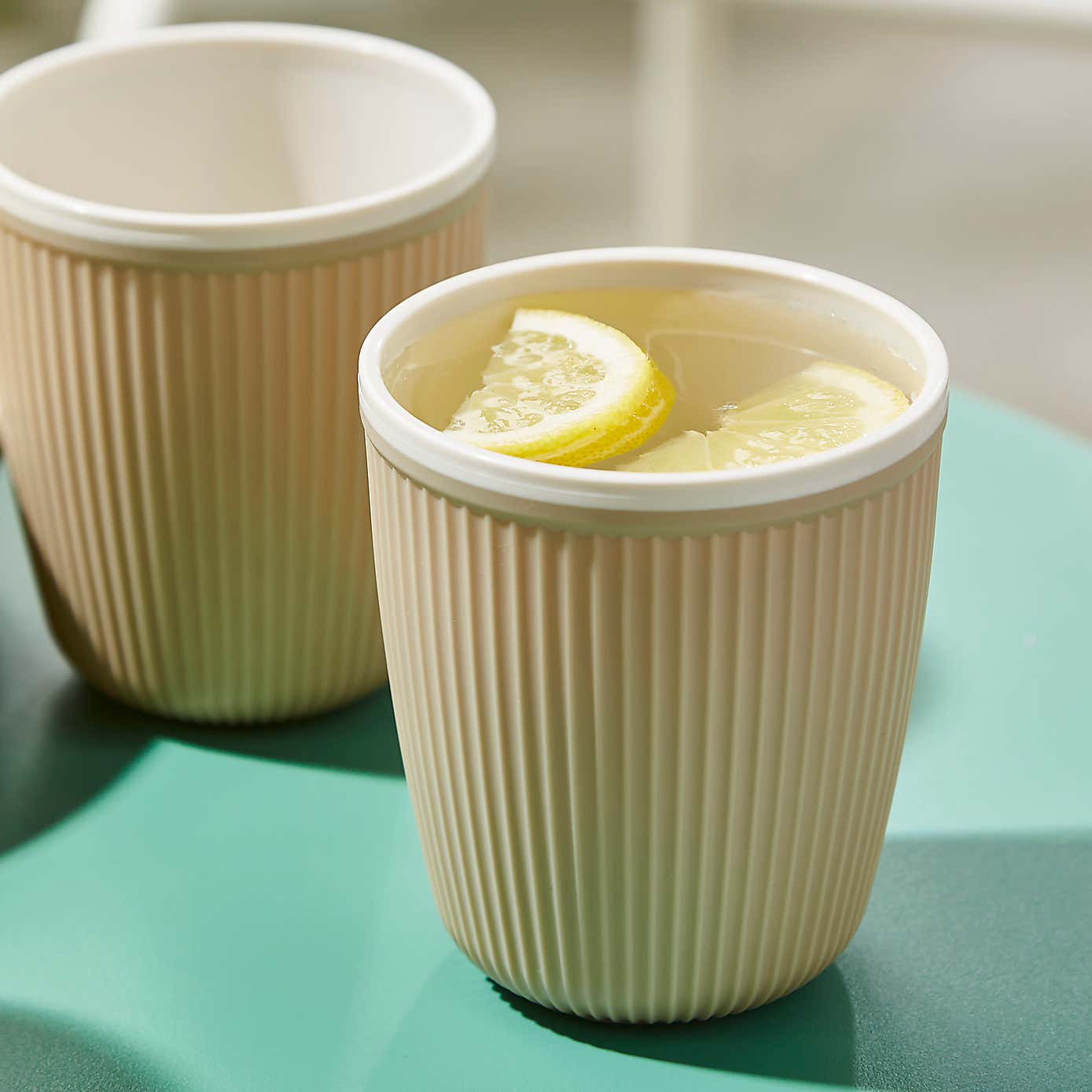 Elements Set of 4 Taupe Picnic Cups