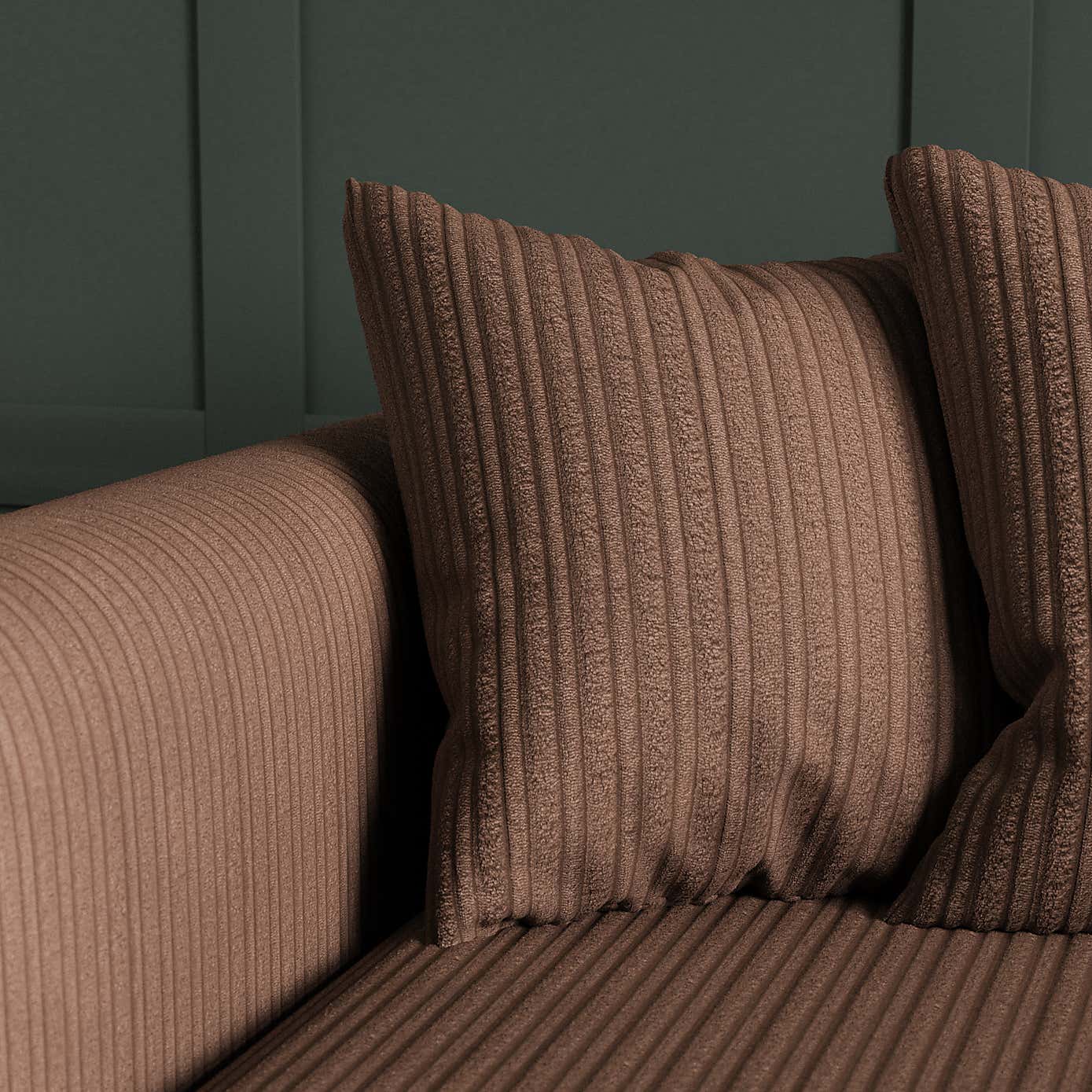 Blake Jumbo Cord Right Hand Corner Sofa