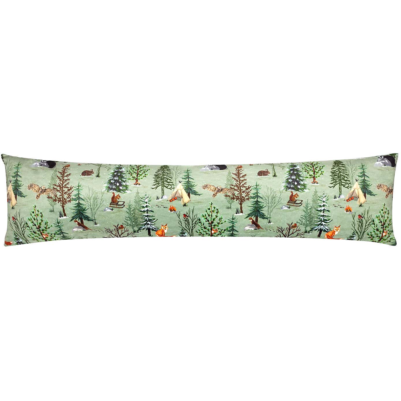 Lodge Wood Green Draught Excluder