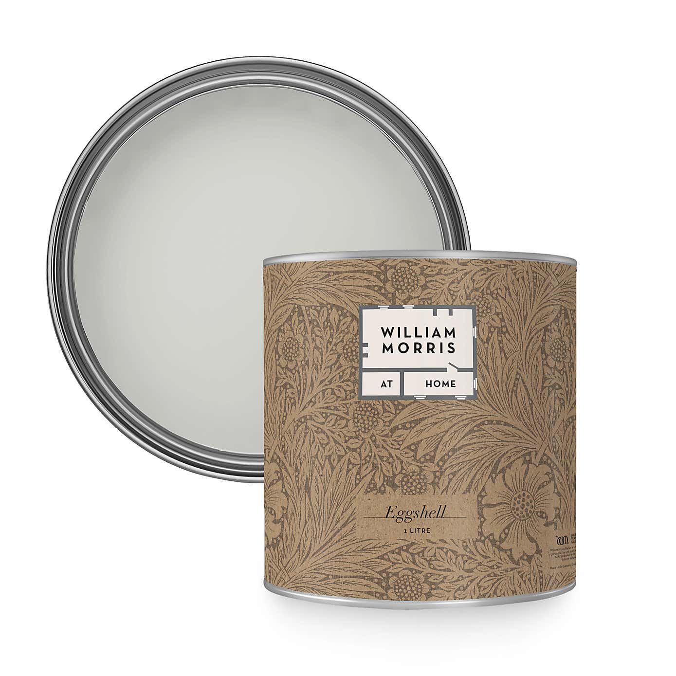 William Morris At Home Satin Stitch Eggshell Paint