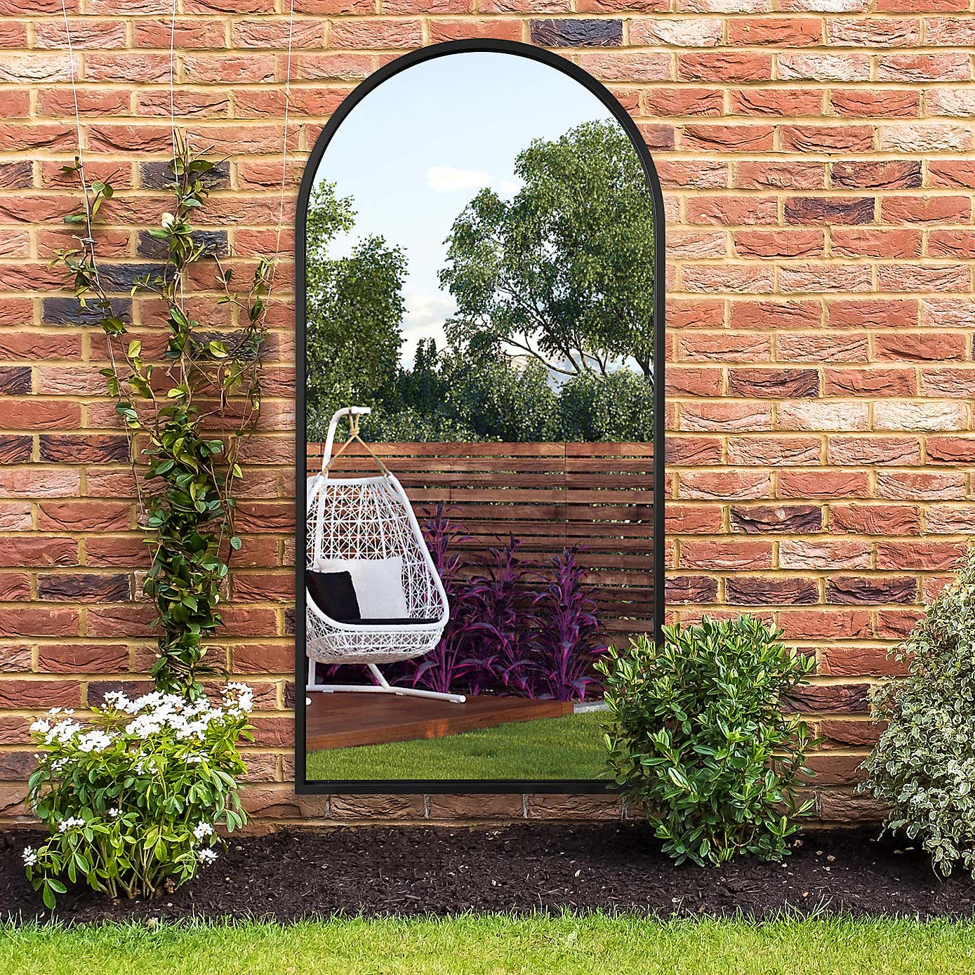 Arcus Arched Indoor Outdoor Full Length Wall Mirror