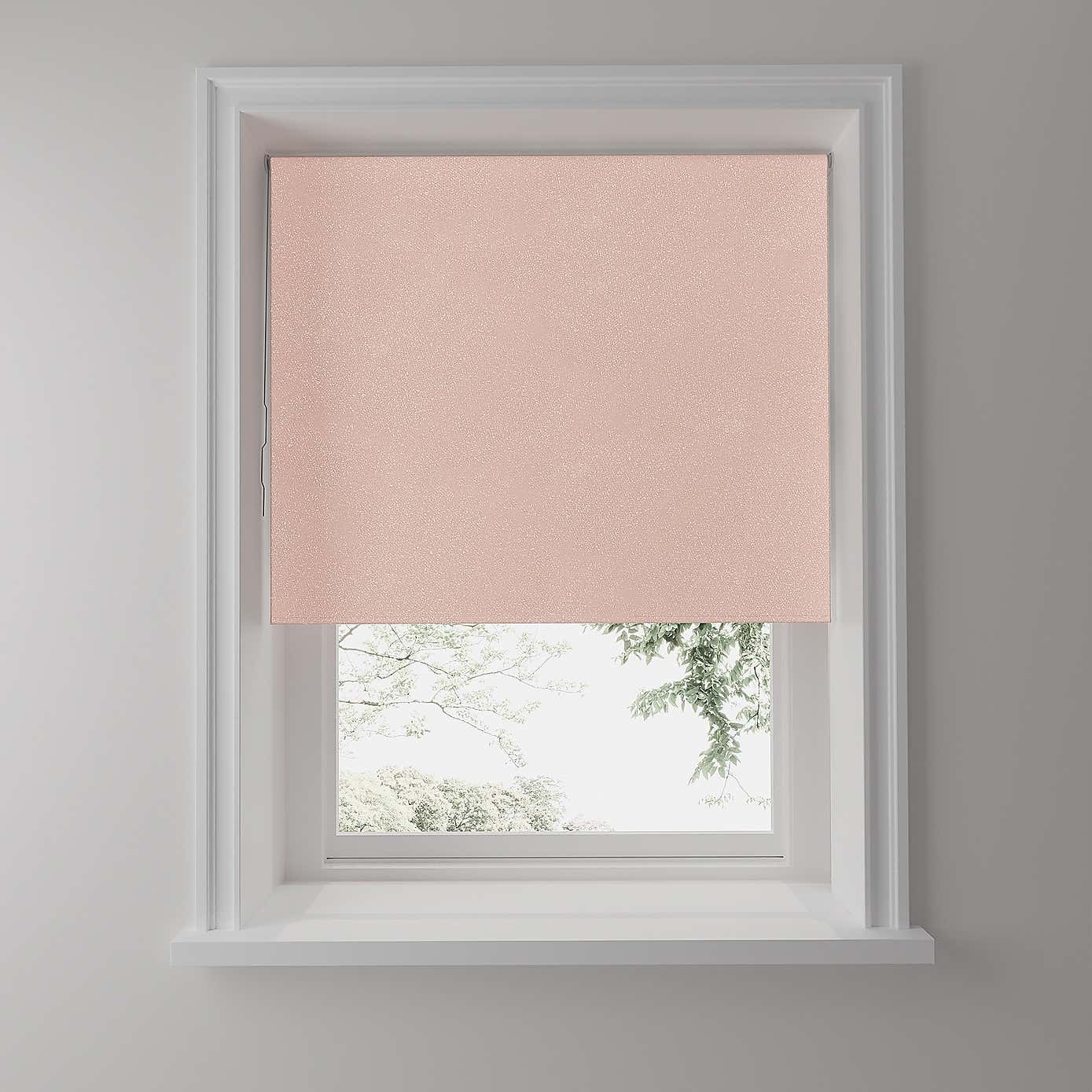 Sparkle Pink Blackout Twist Safe Roller Blind