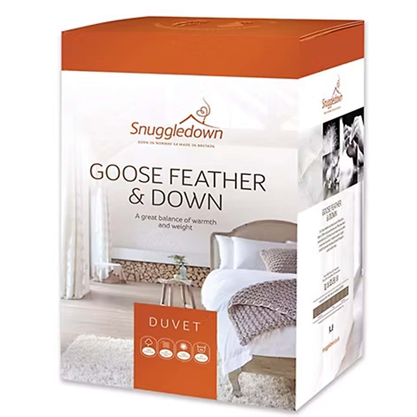 Snuggledown Hotel Goose Feather and Down 13.5 Tog Winter Duvet