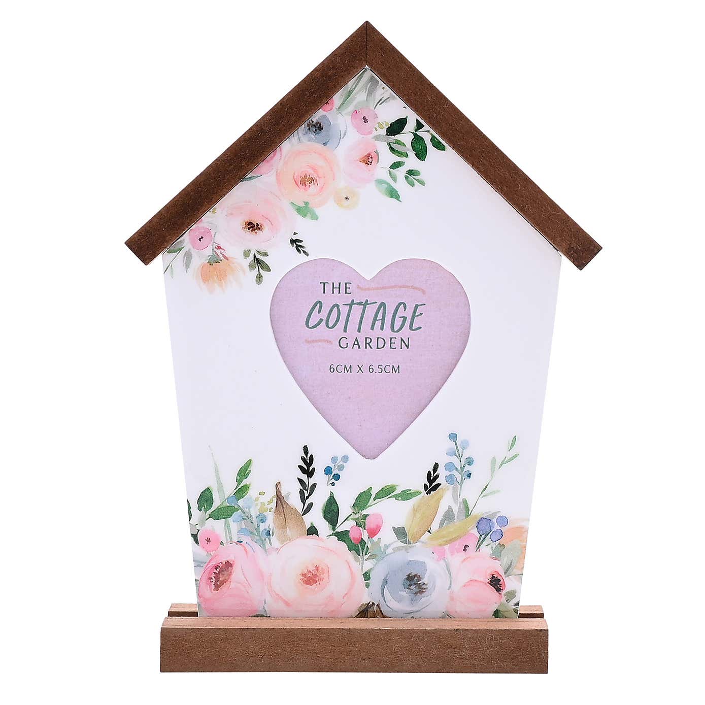 The Cottage Garden Birdhouse Heart Photo Frame