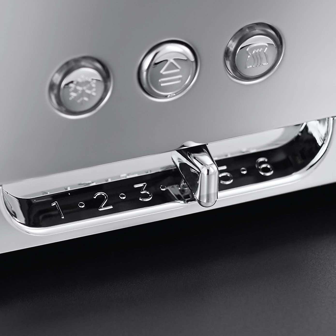 Russell Hobbs Luna 2 Slice Stainless Steel Toaster