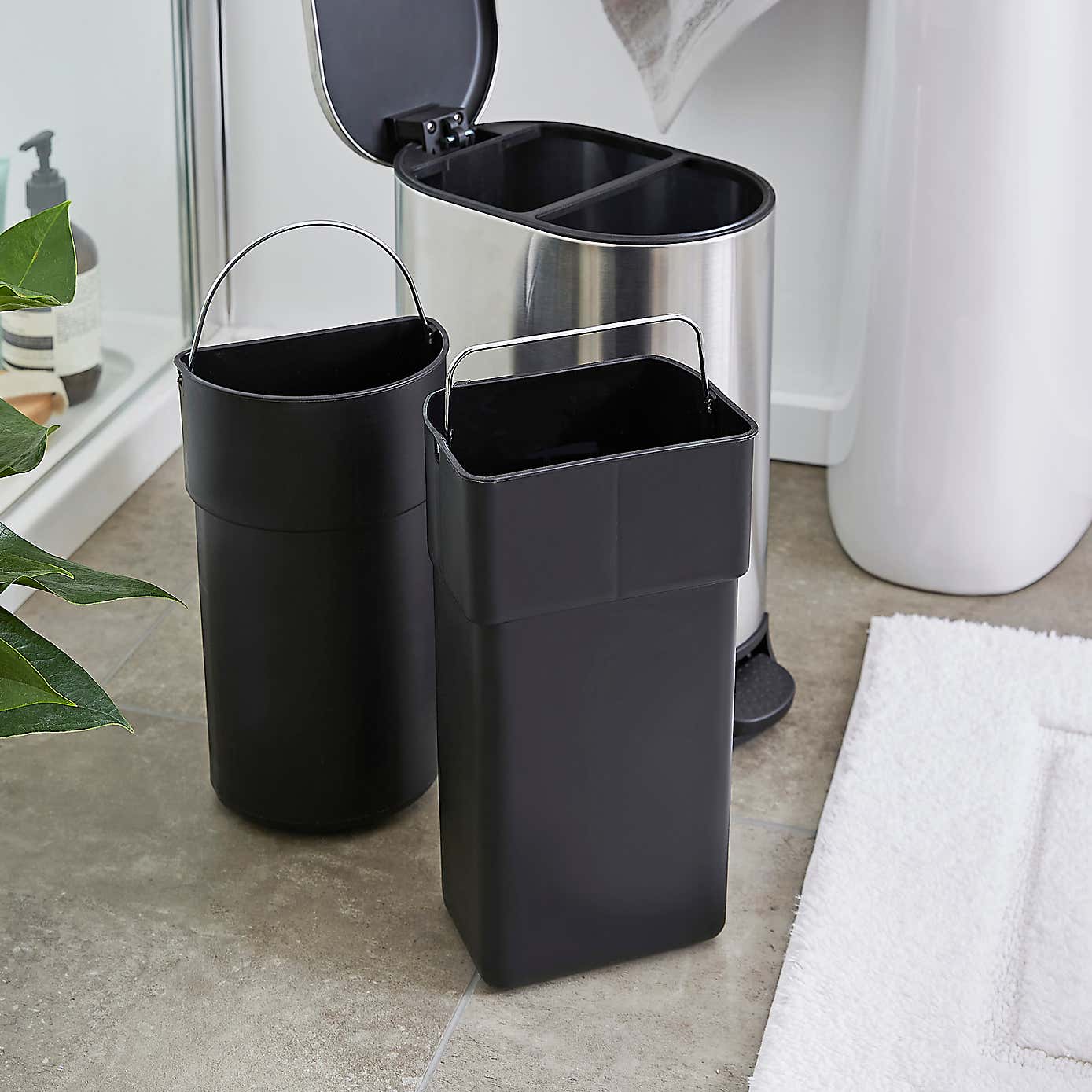 Narrow Recycling Bin