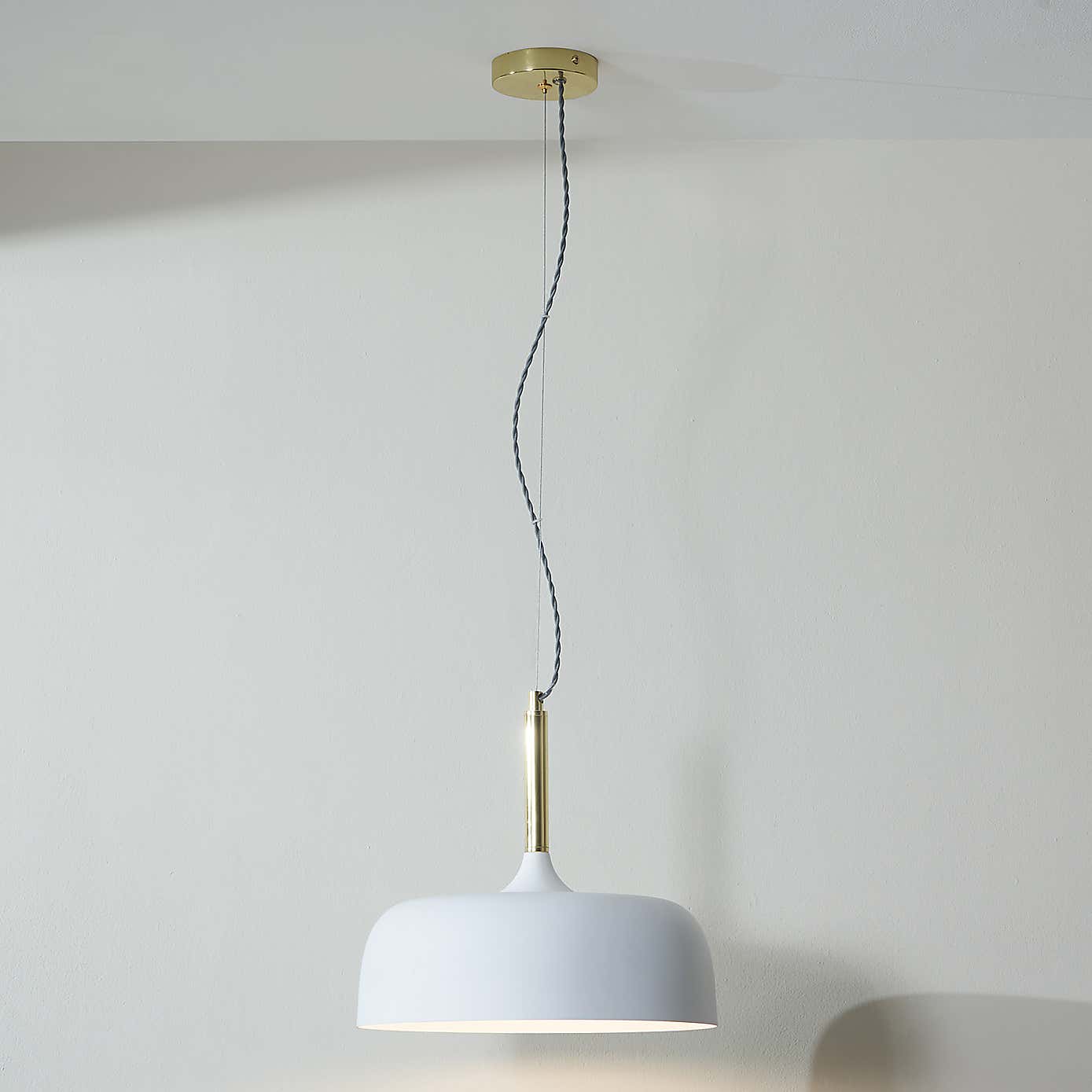 Anke Domed Metal Pendant