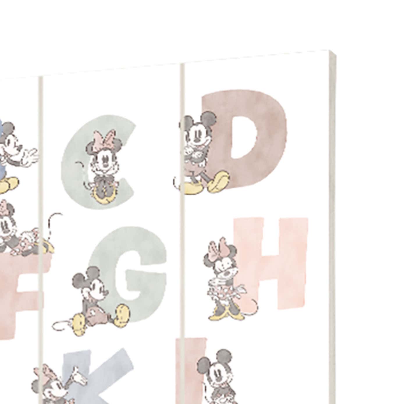 The Art Group Mickey and Friends Wooden Wall Art