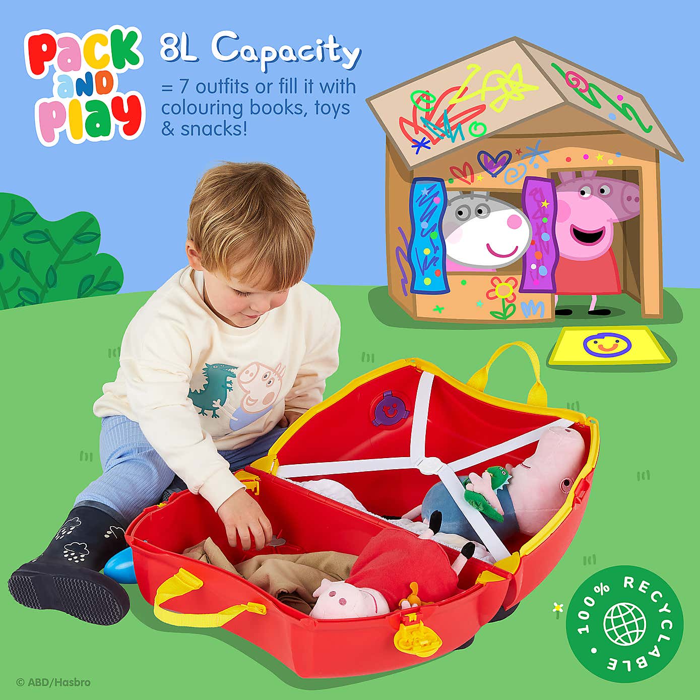 Trunki Peppa Pig Ride On Suitcase