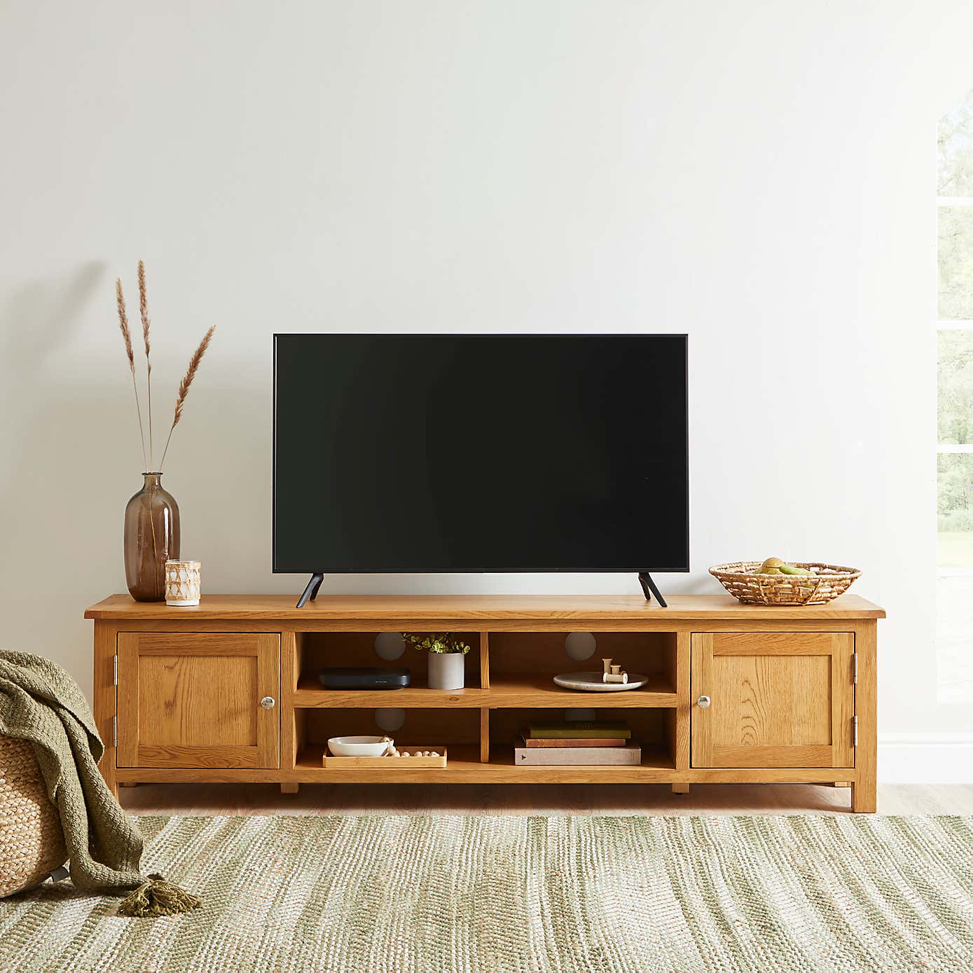 Bromley Grey Extra Wide TV Stand