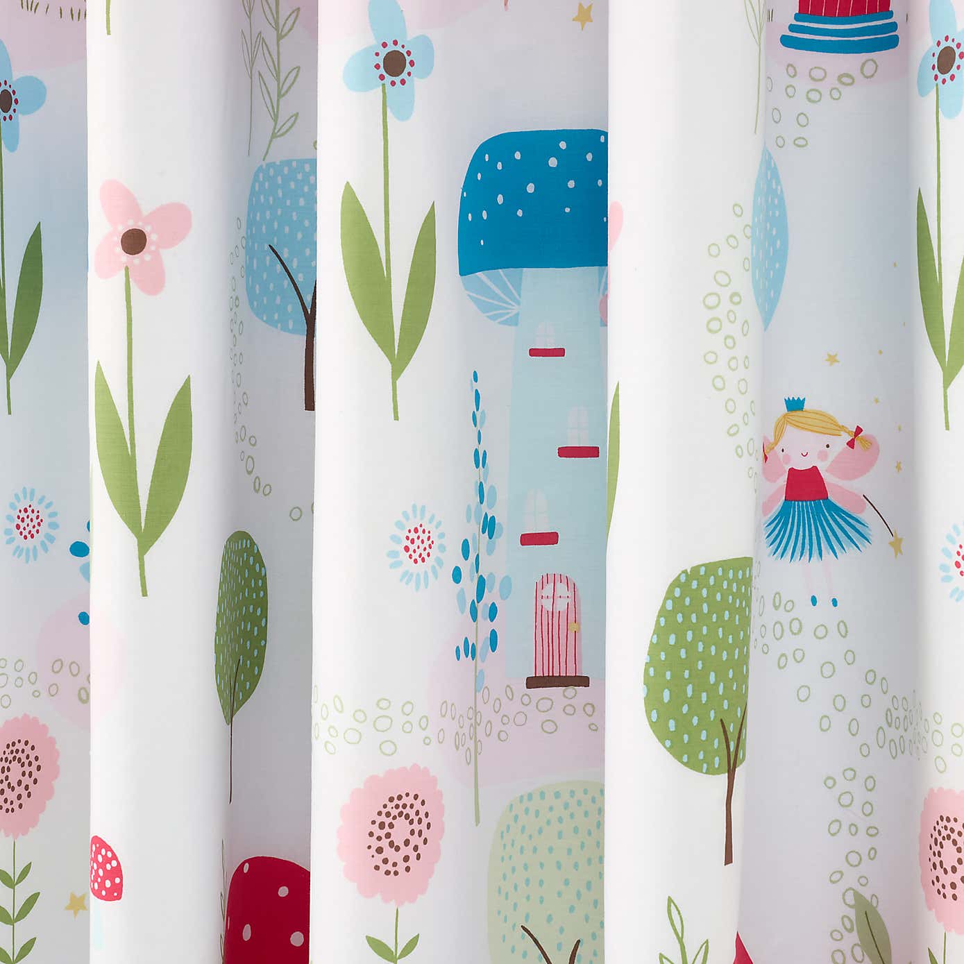 Toadstool Fairies Blackout Eyelet Curtains