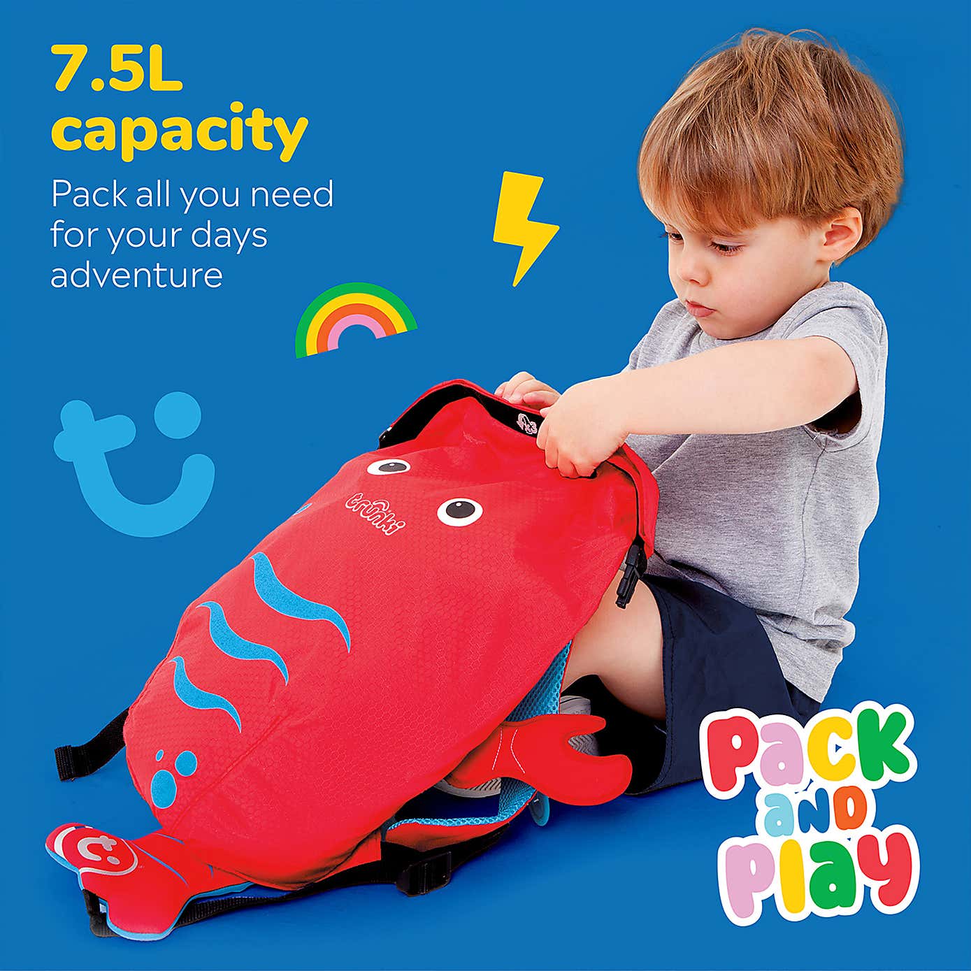 Trunki Paddlepak Pinch Kids Water Resistant Backpack