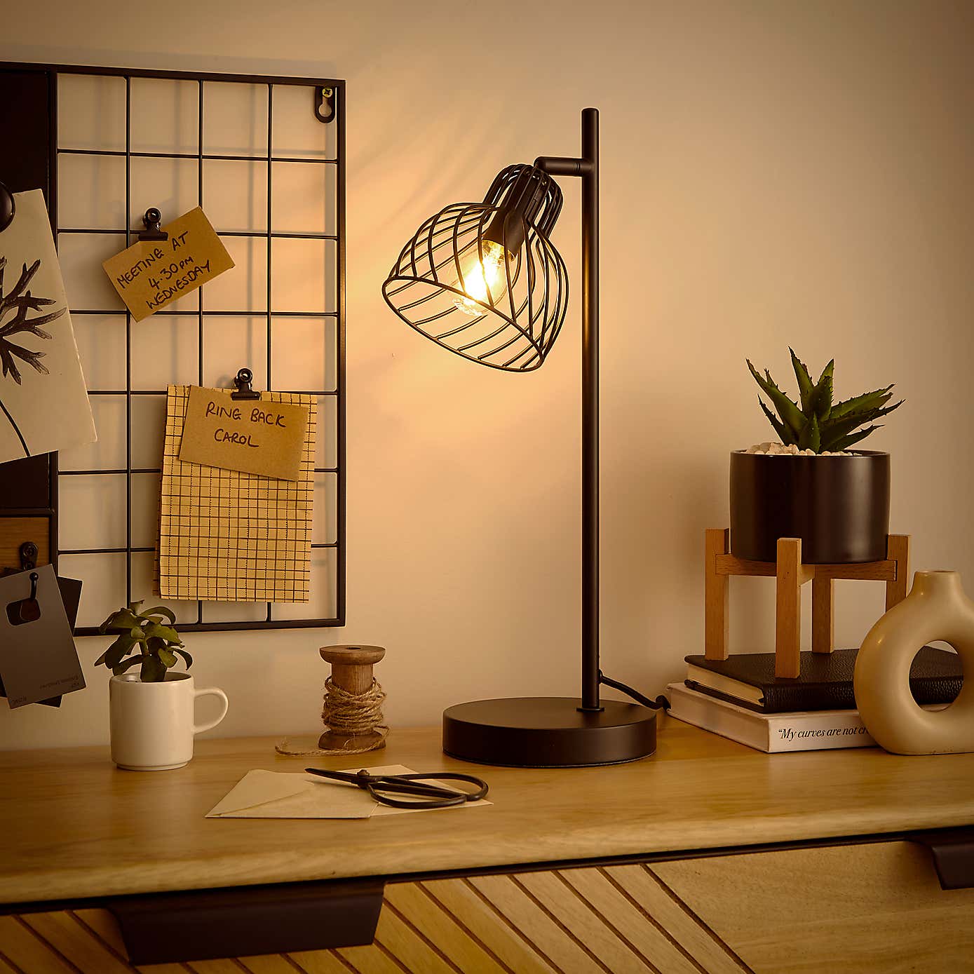 Austin Industrial Adjustable Table Lamp