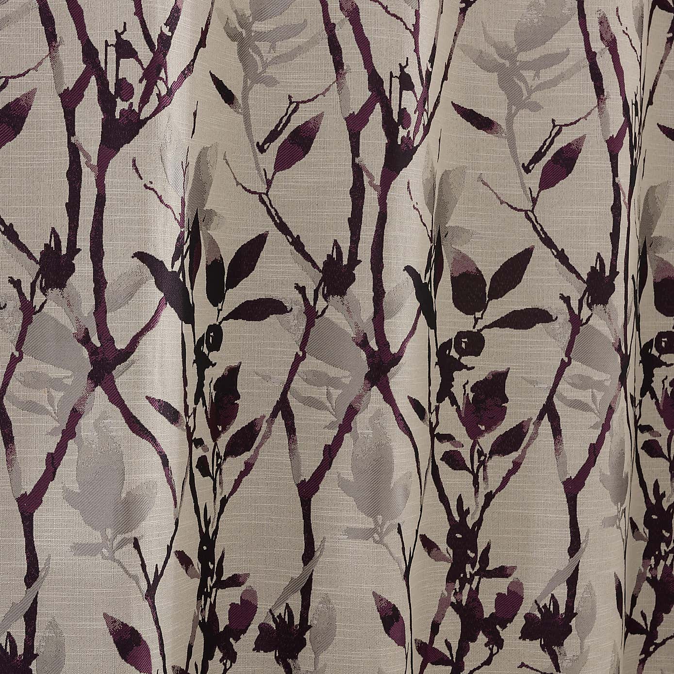 Zen Jacquard Eyelet Curtains