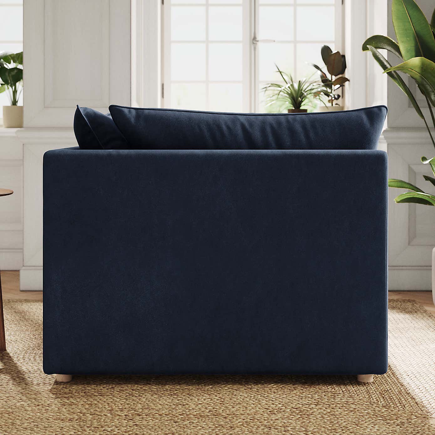 Full Circle Austin Cosy Velvet Modular Corner Piece