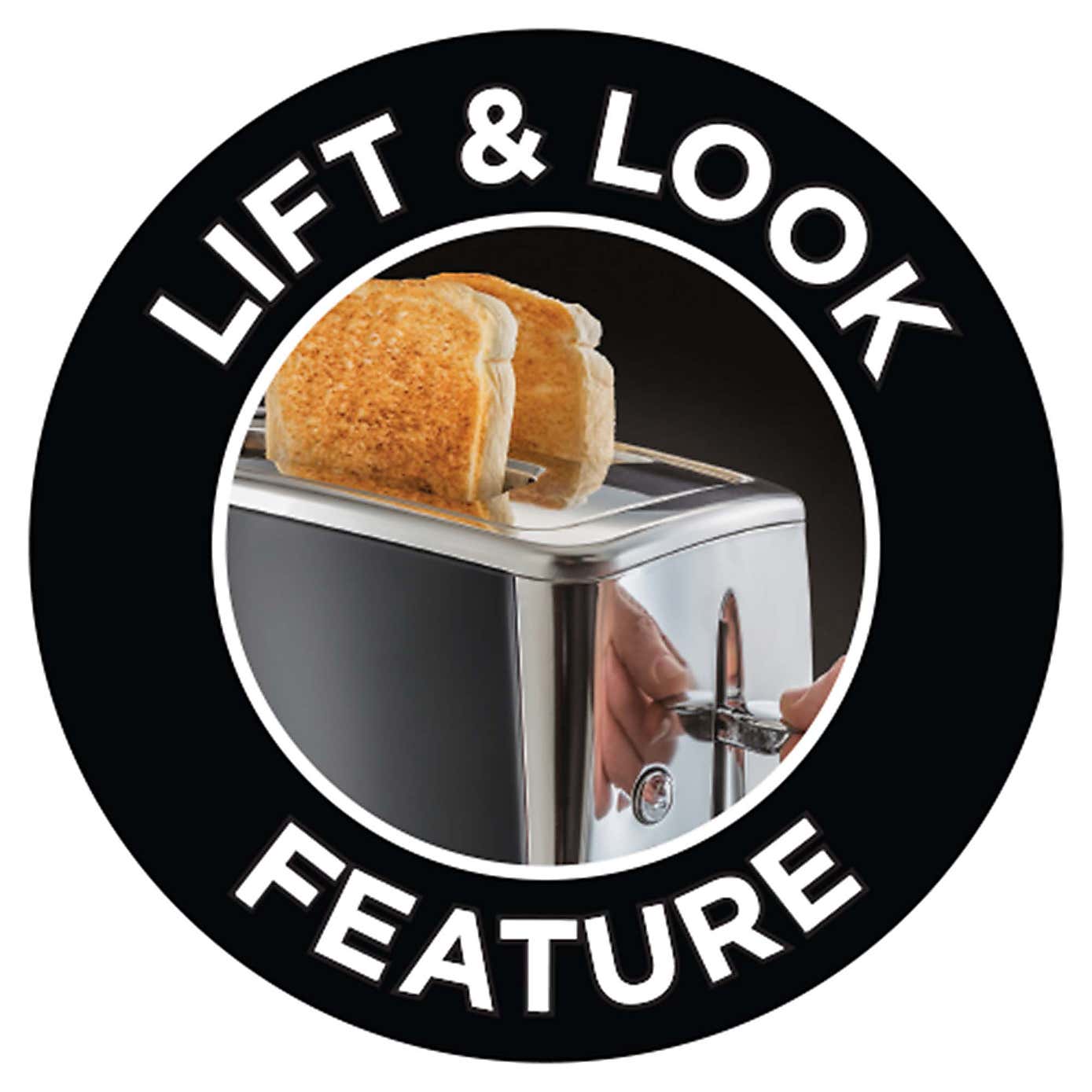 Russell Hobbs Luna 2 Slice Stainless Steel Toaster