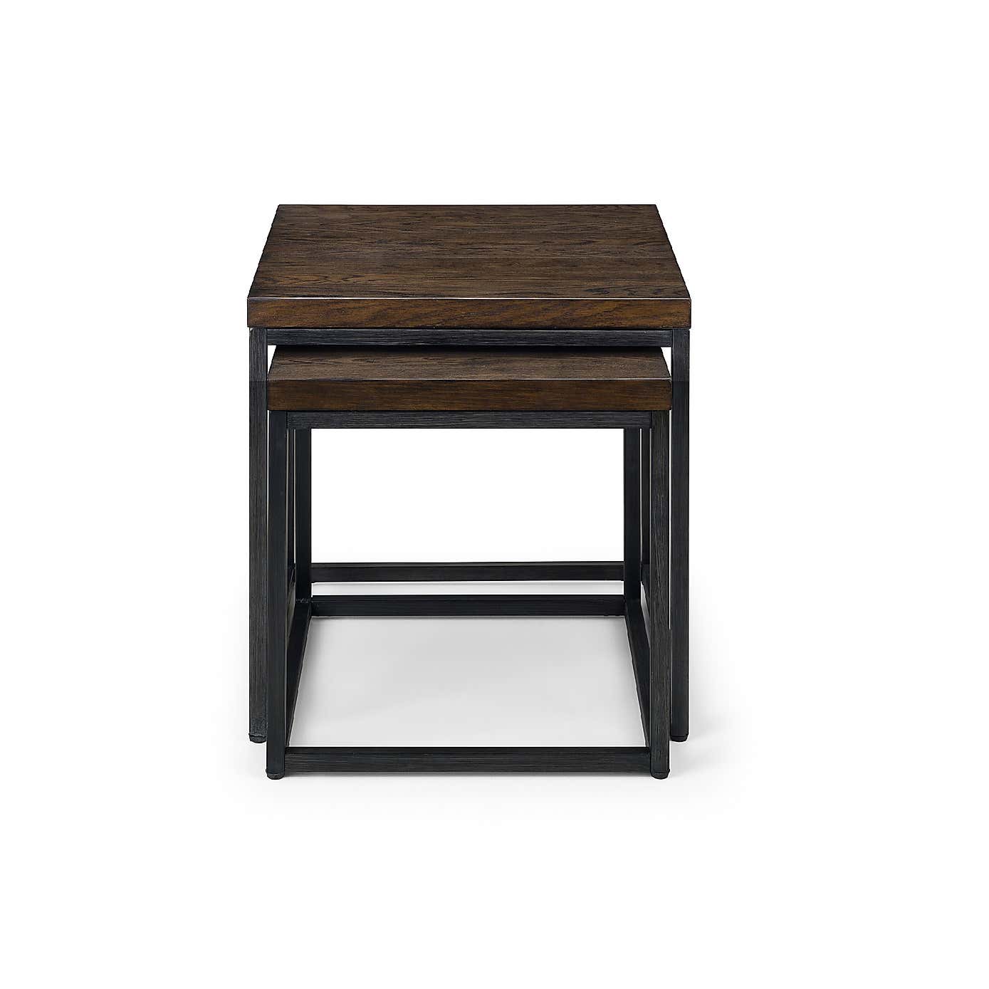 Brooklyn Nesting Lamp Tables Dark Oak