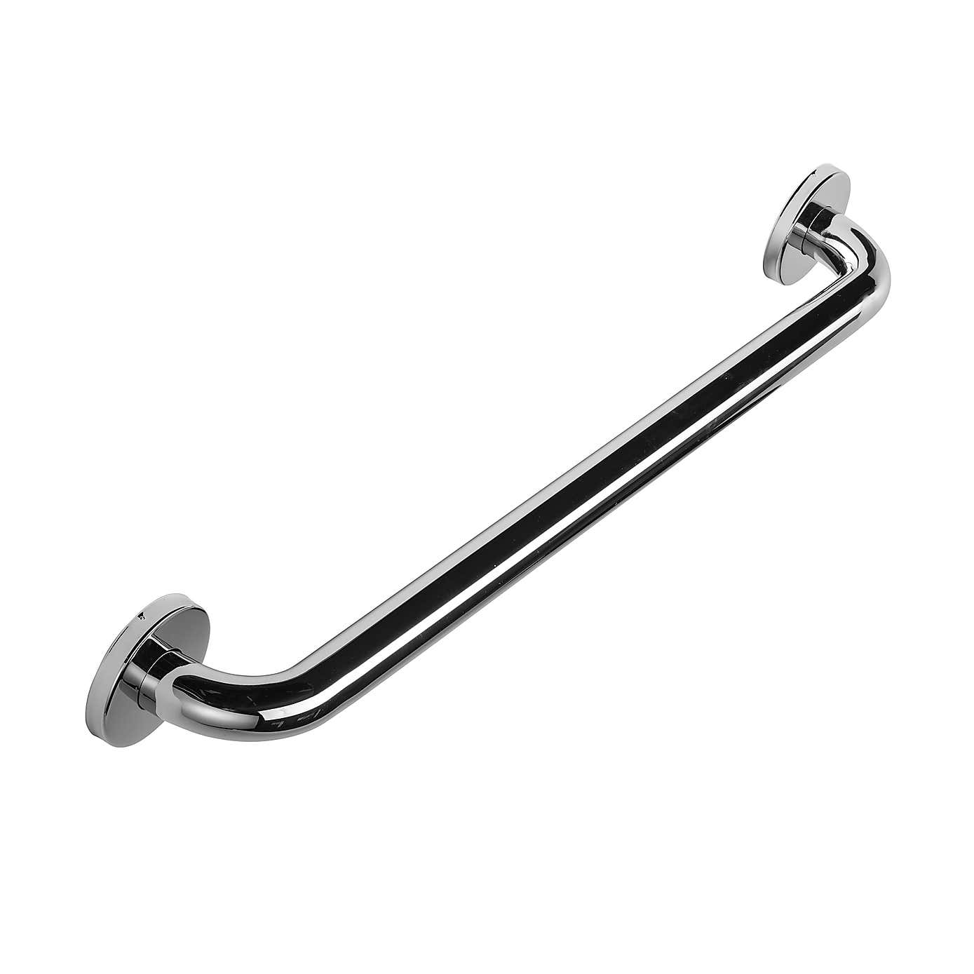 Silver Stainless Steel Grab Bar