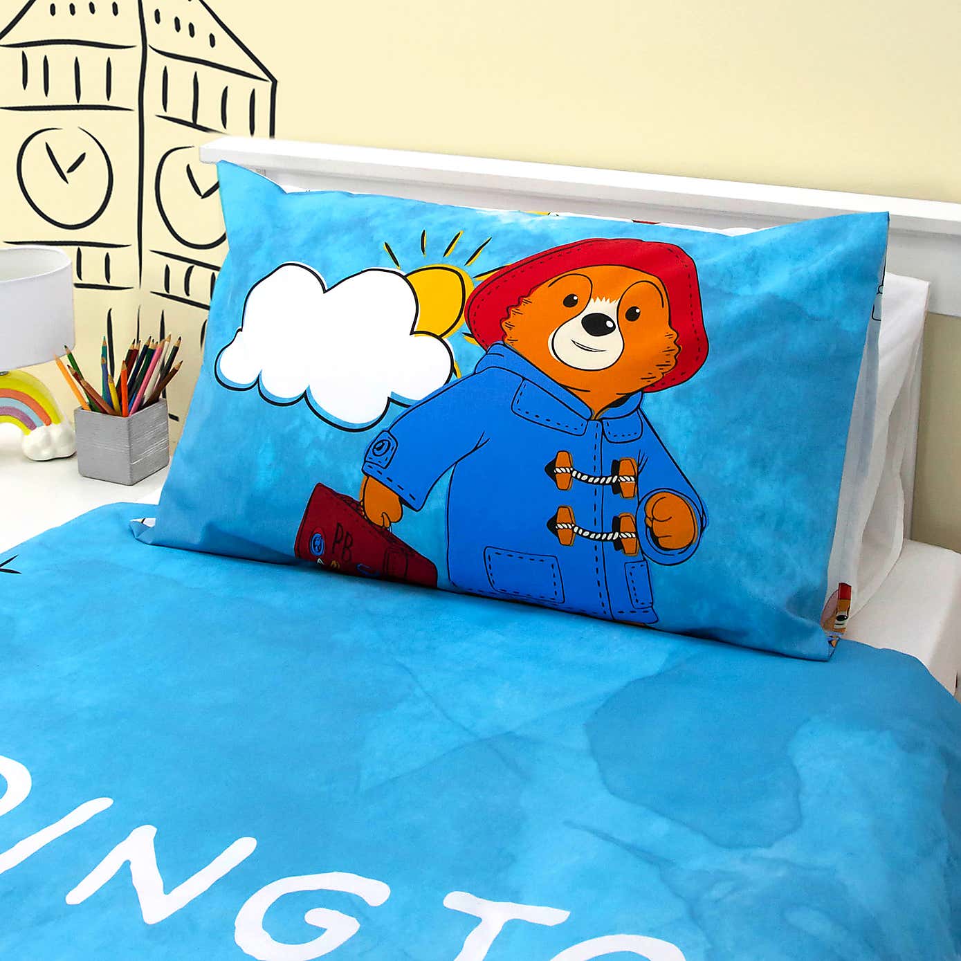 Paddington Station Single Duvet Cover and Pillowcase Set