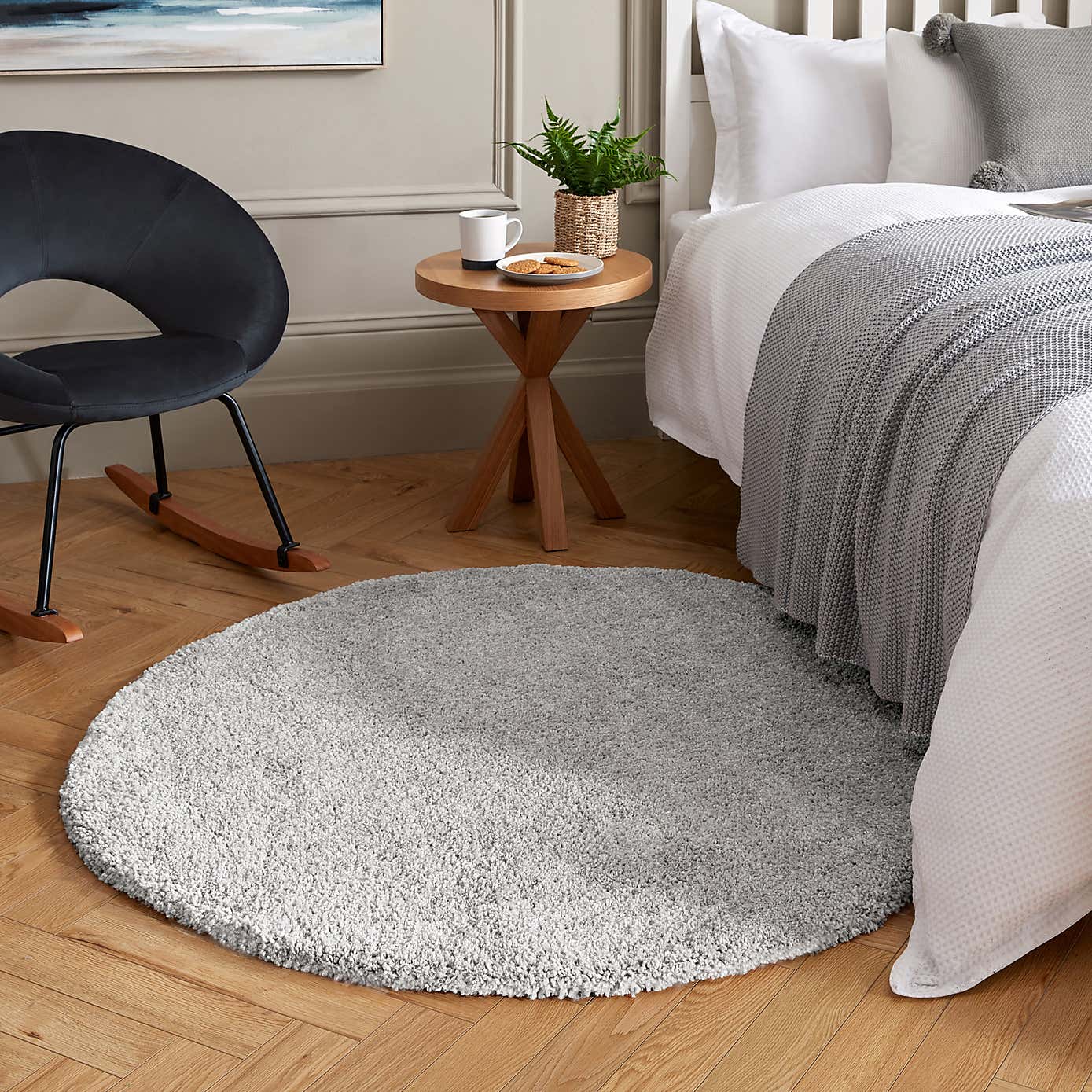 Cosy Teddy Round Rug