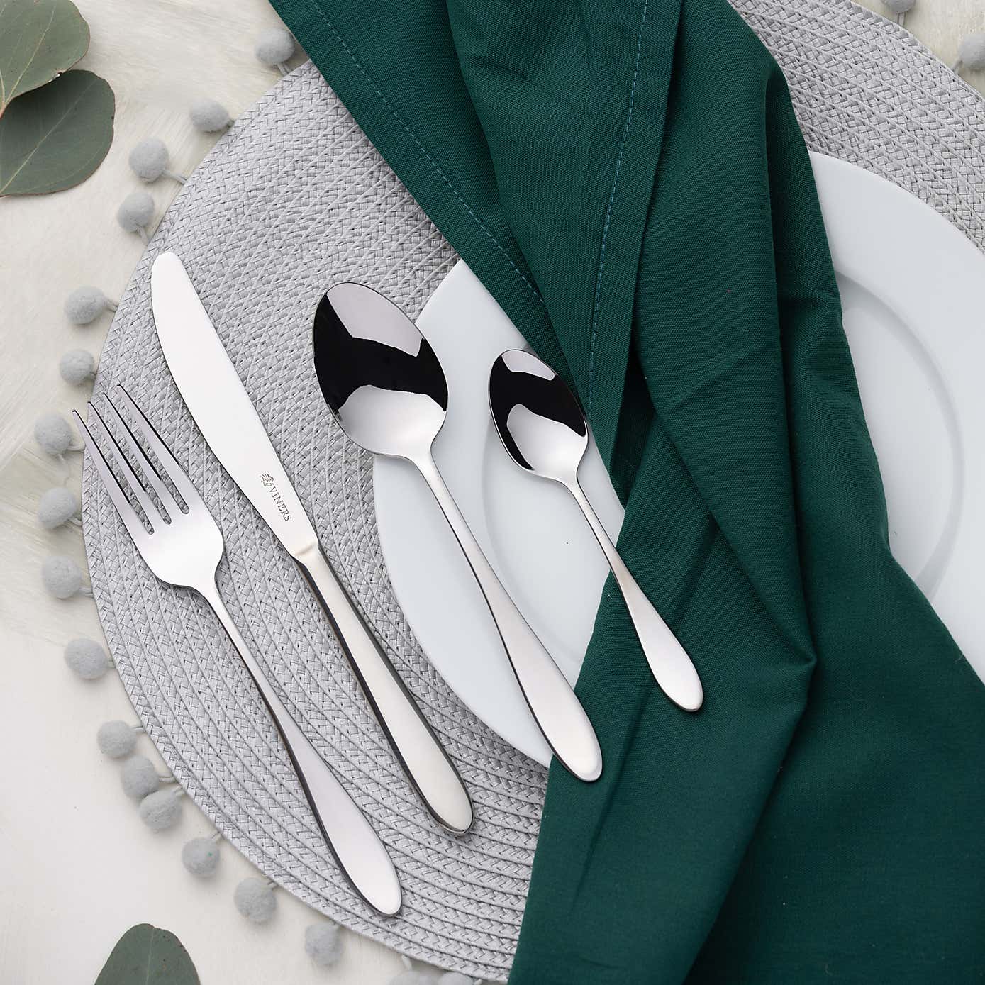 Viners Tabac 16 Piece Stainless Steel Cutlery Set Giftbox