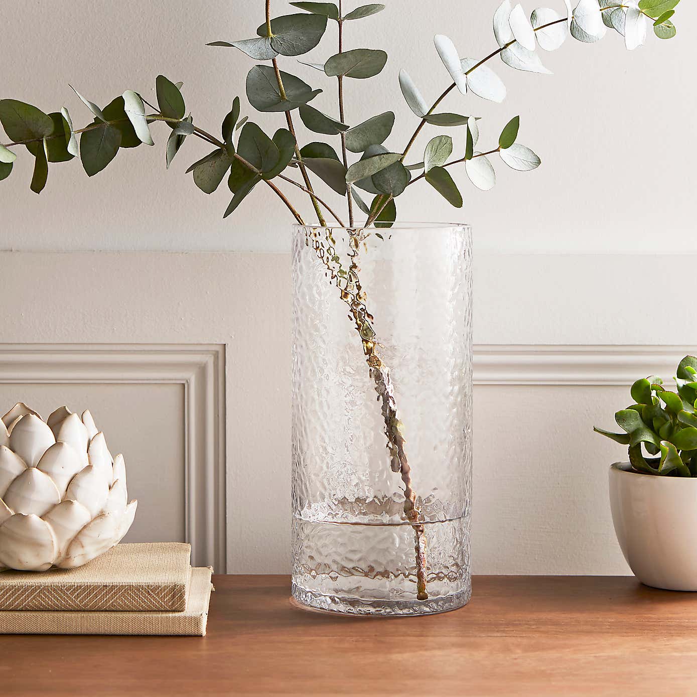 Bubble Tube Glass Vase