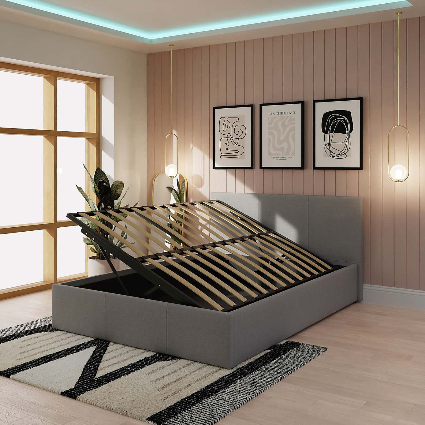 Side Lift Ottoman Bedstead