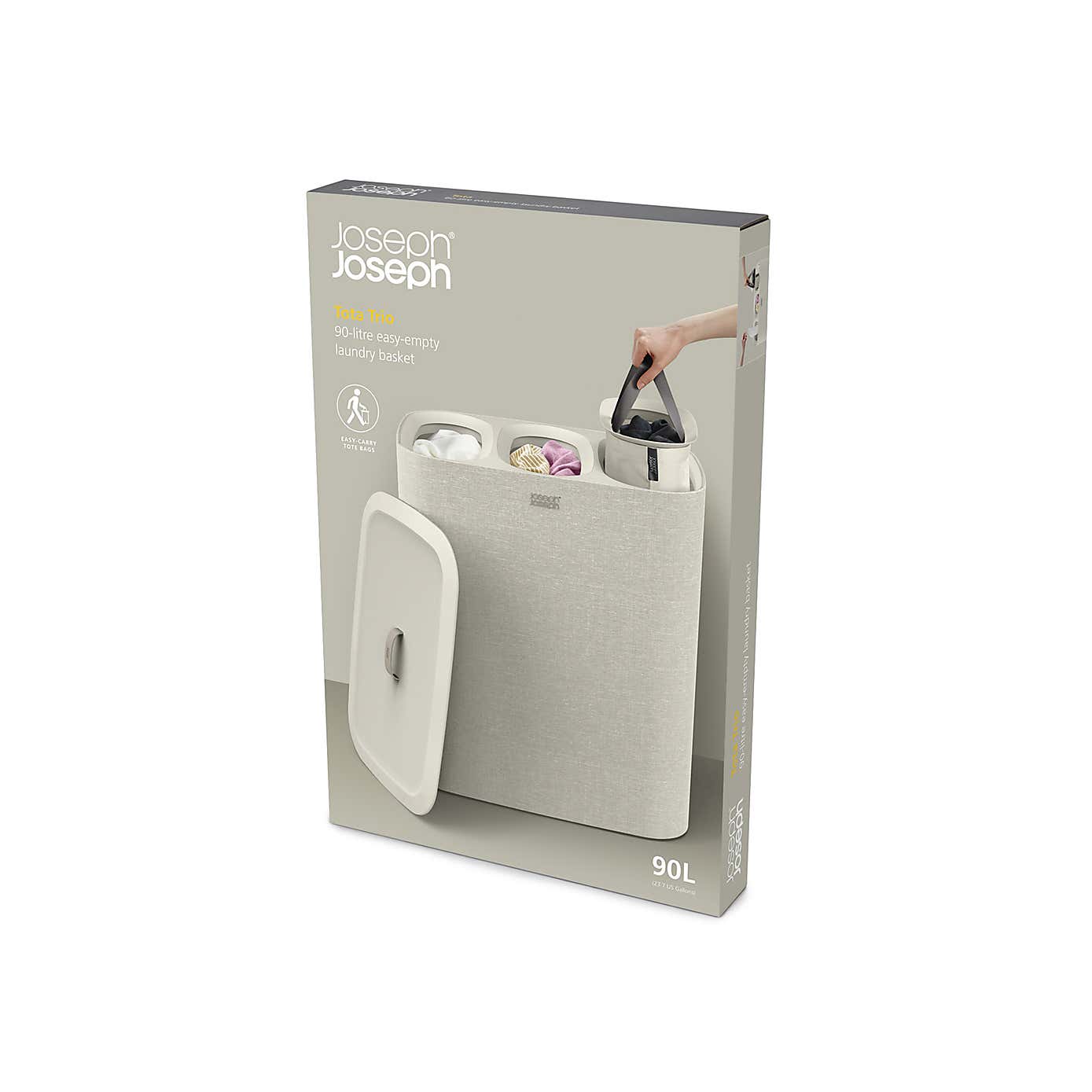 Joseph Joseph Tota Trio 90L Laundry Basket