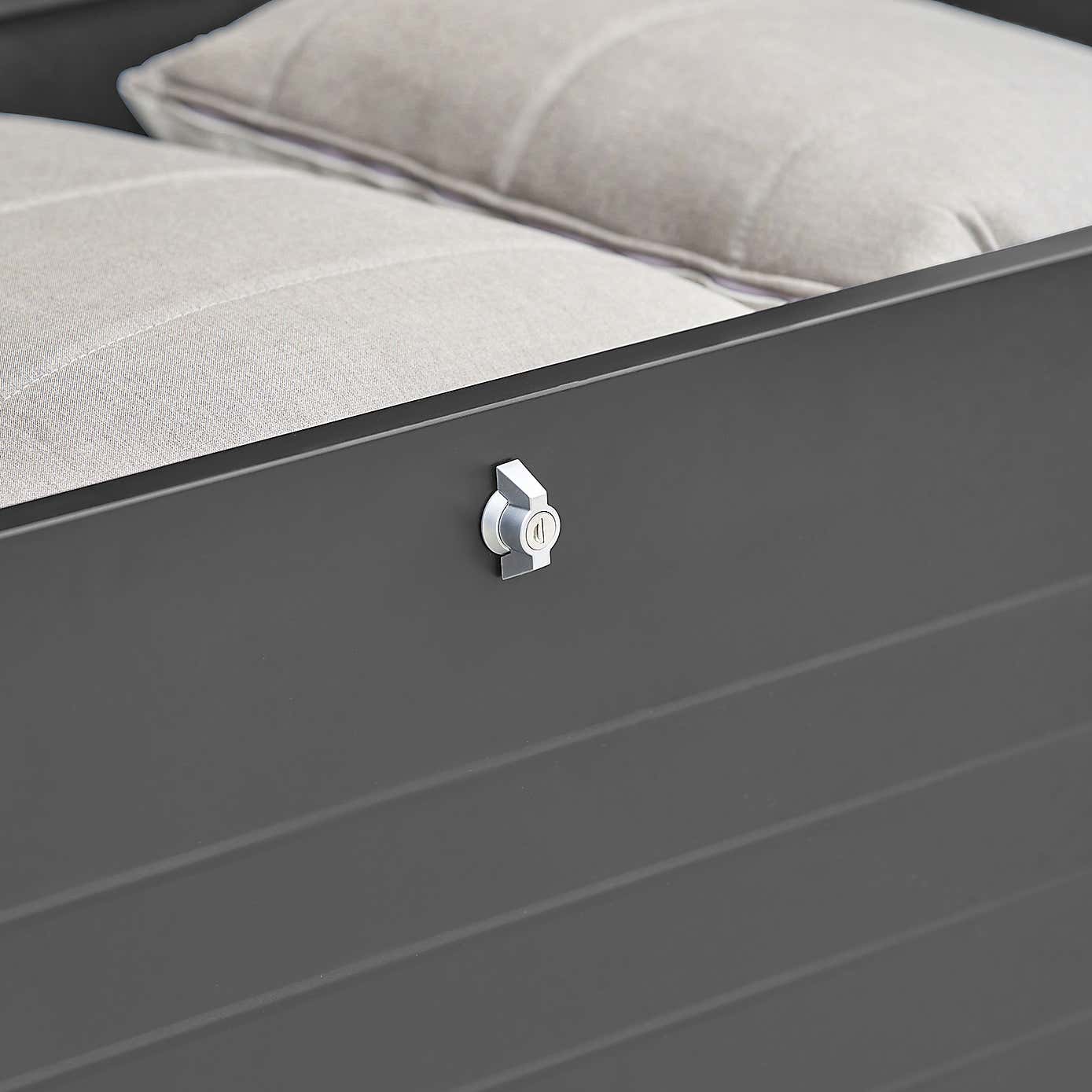 Pacific Lifestyle Rhode Island Large Galvanised Steel Cushion Box