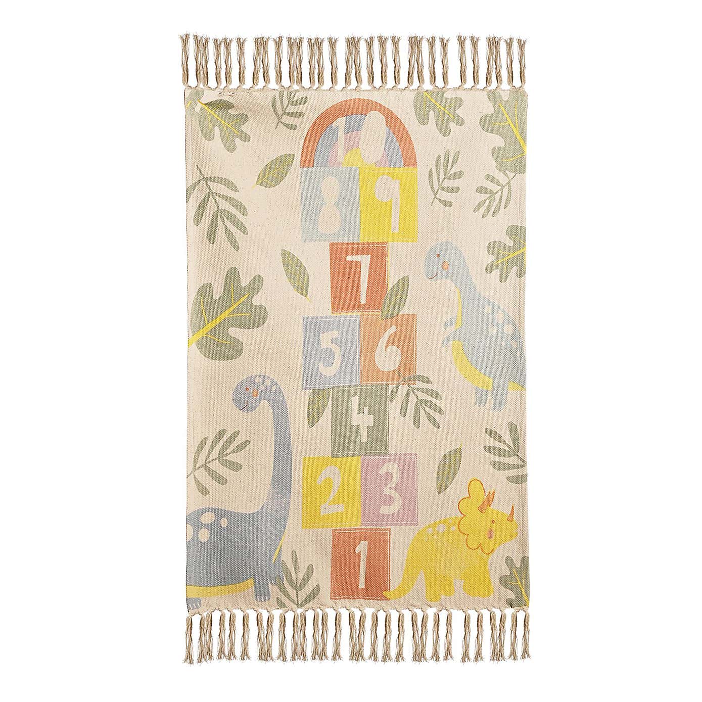 Petit Cheri Dinosaur Hopscotch Rug