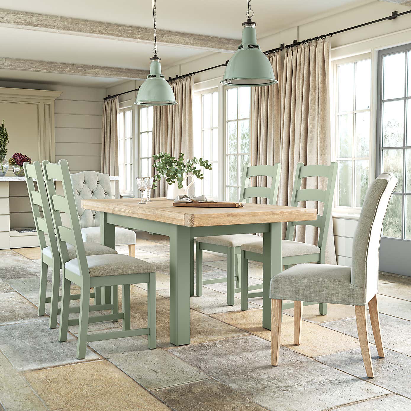 Salcombe 4-6 Seater Extendable Dining Table