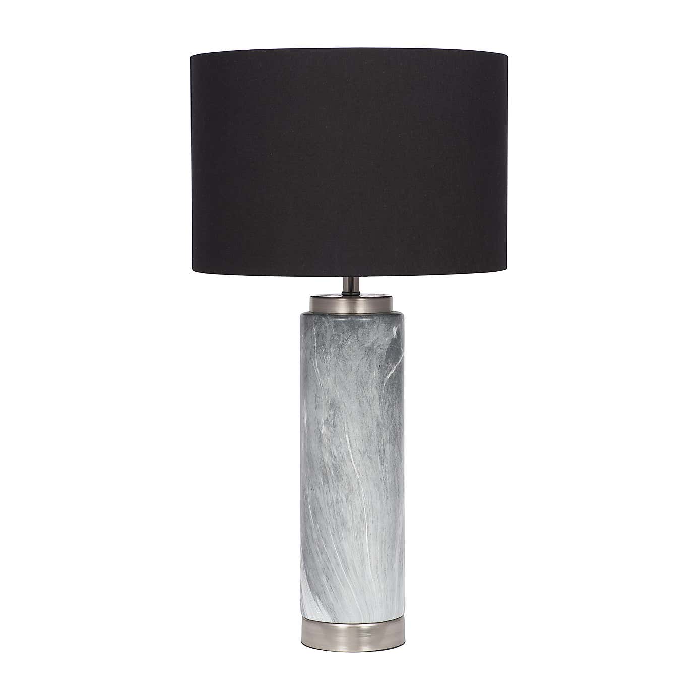 Carrara Grey Tall Table Lamp