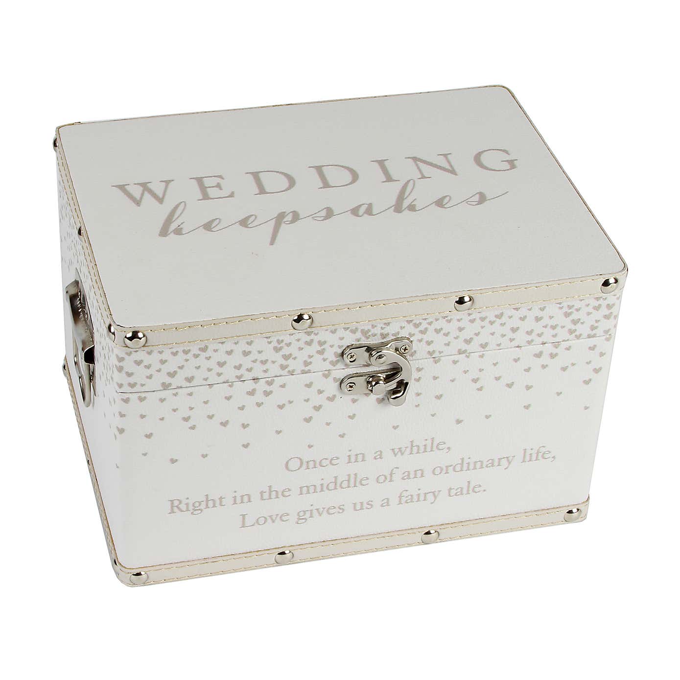 Amore Medium Wedding Keepsakes Luggage Box