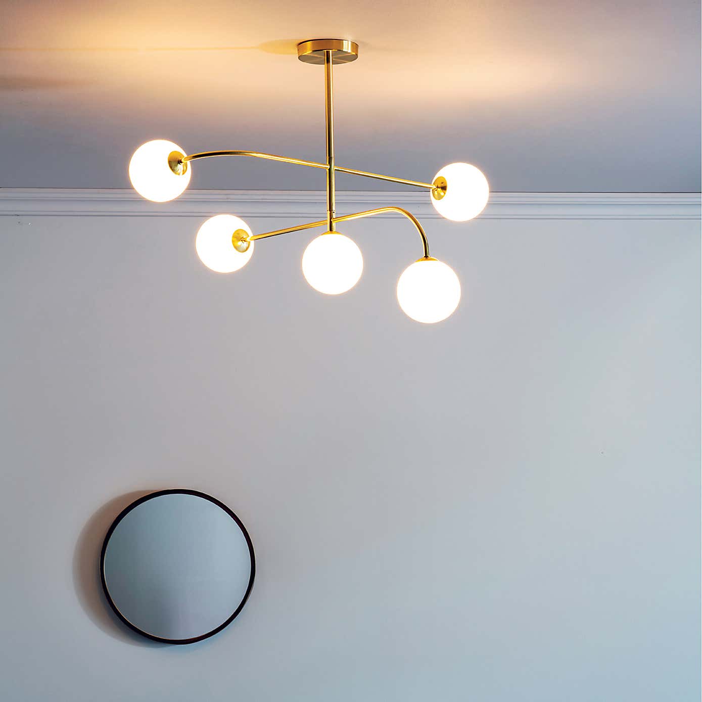 Hartwell 5 Light 32cm Flush Chandelier