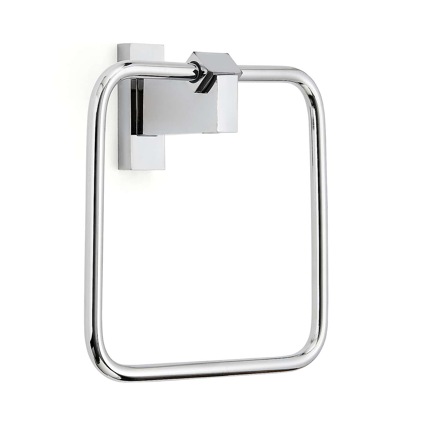 Modern Luxe Square Towel Ring