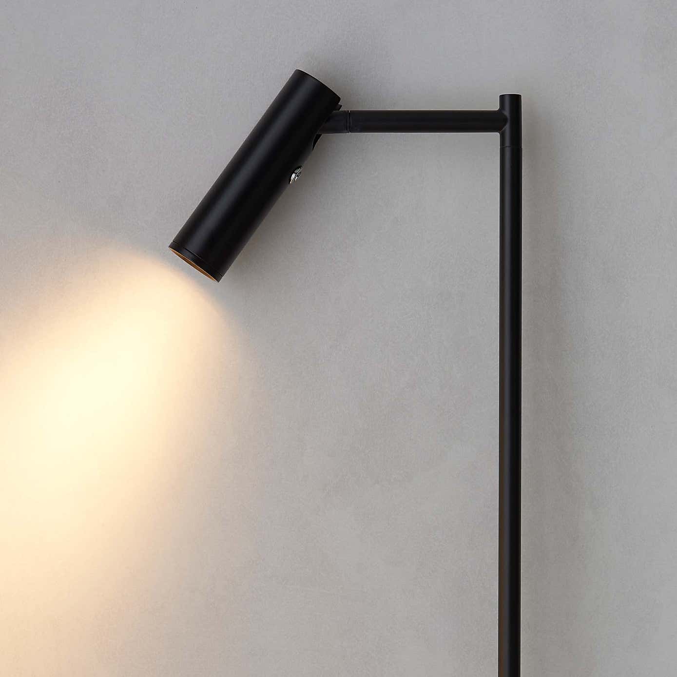 Vogue Lighting Adam Steel Adjustable Touch Dimmable Floor Lamp