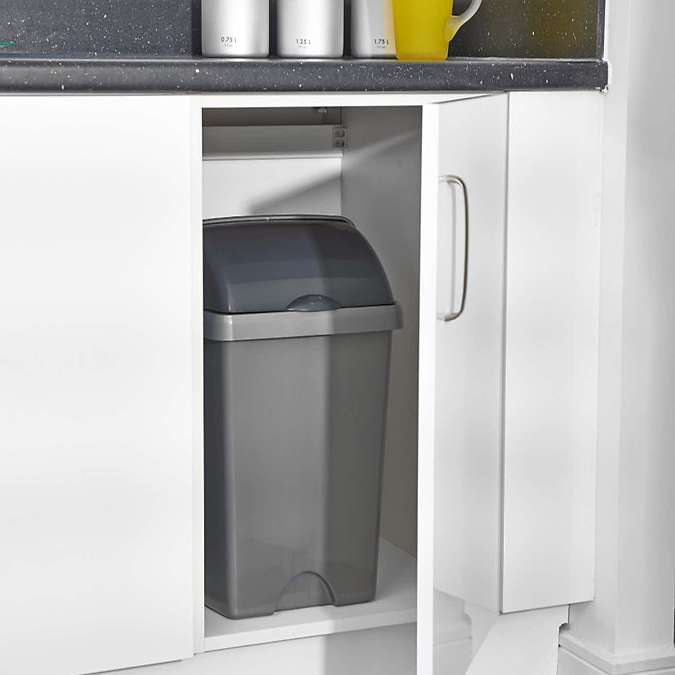 Addis 24 Litre Grey Roll Top Bin