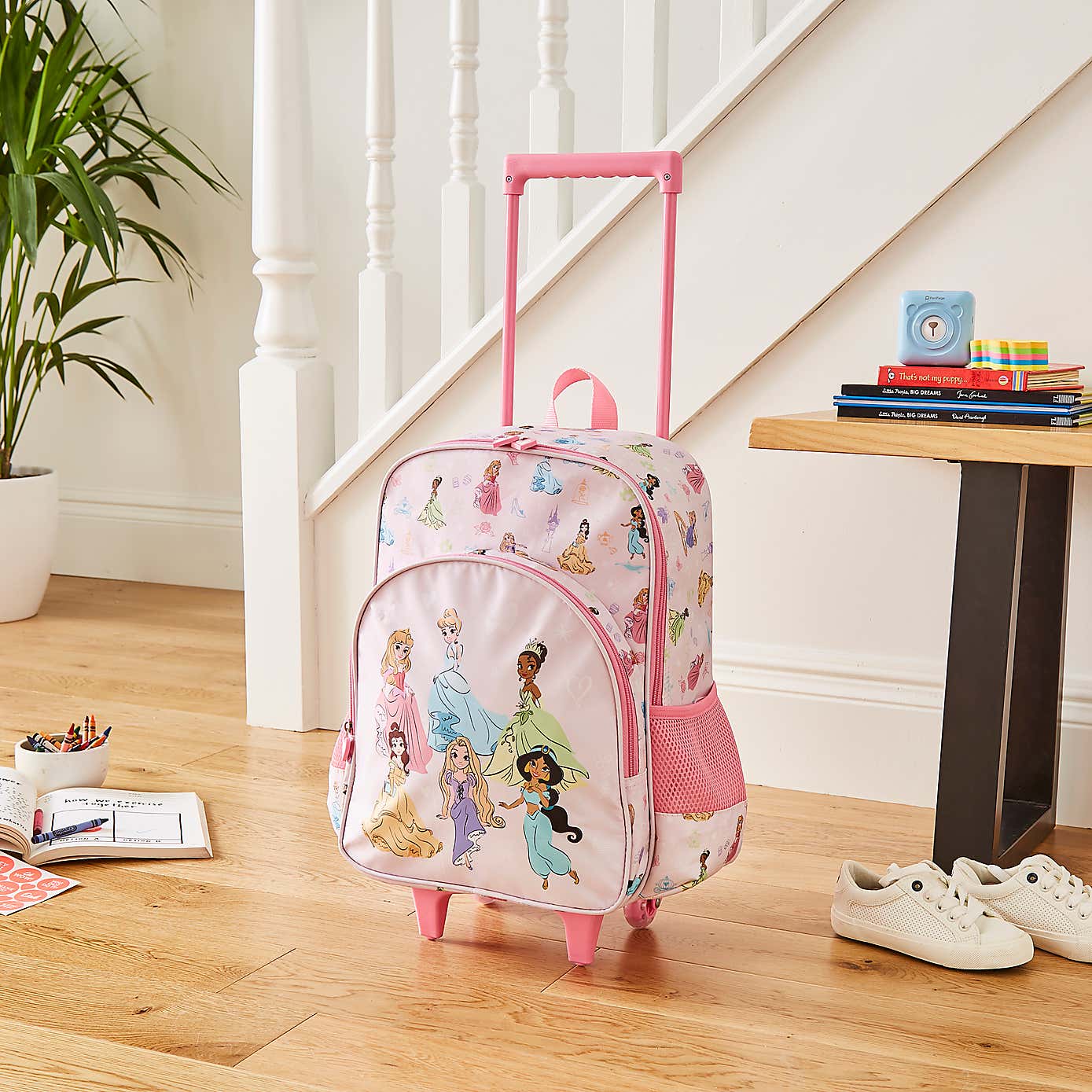 Disney Princess Kids 2-in-1 Backpack & Suitcase