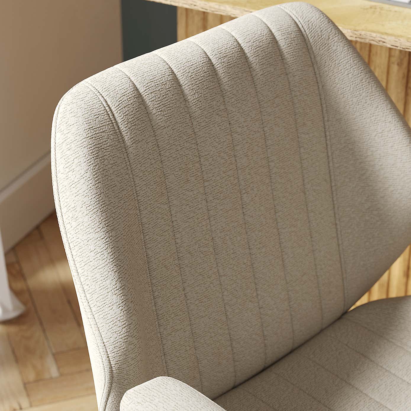 Clement Boucle Fabric Office Chair