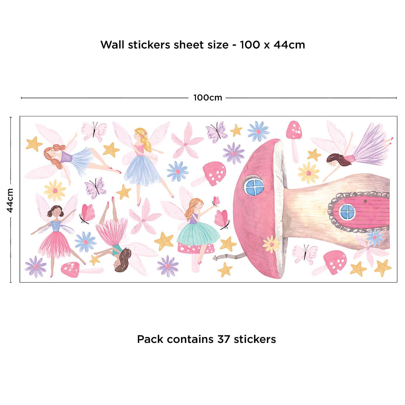 Fairy Garden Large Wall Sticker