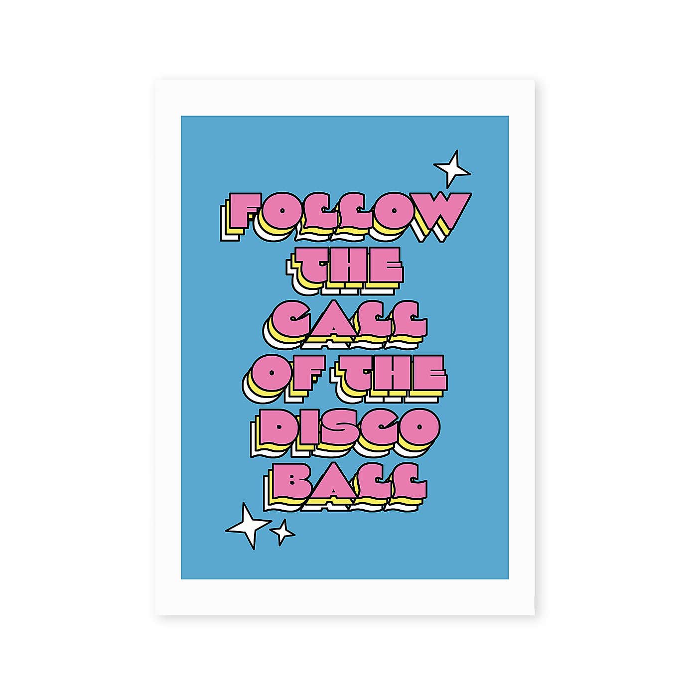 East End Prints Disco Ball Print