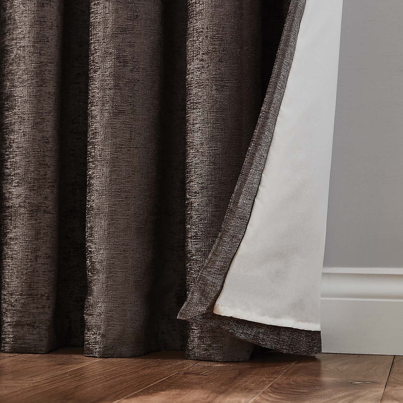 Chenille Eyelet Curtains