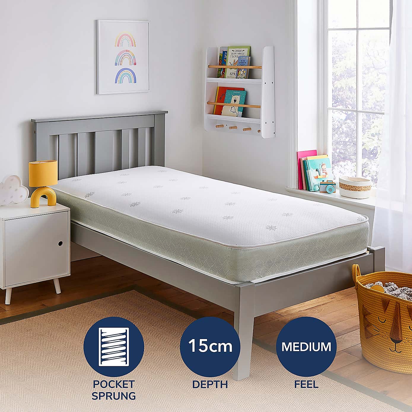 Fogarty Kids 600 Pocket Spring Cool Top Mattress