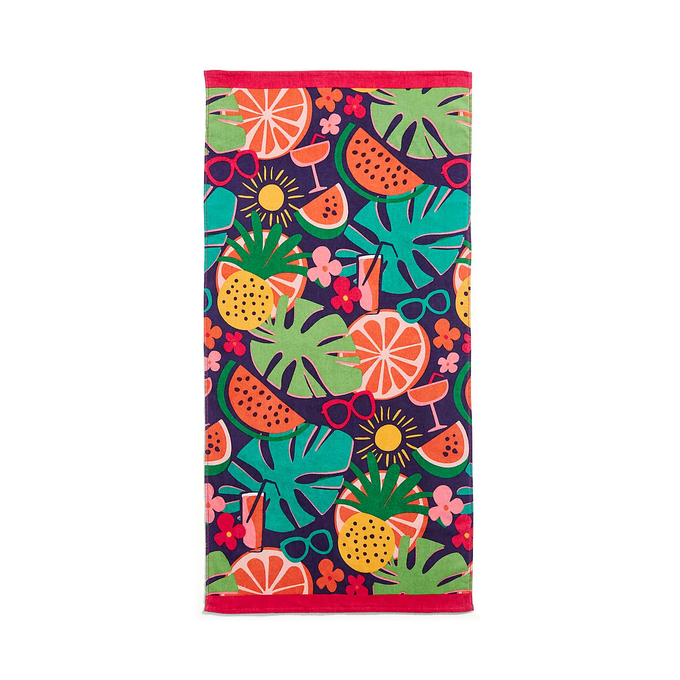 Abstract Summer Icon Beach Towel