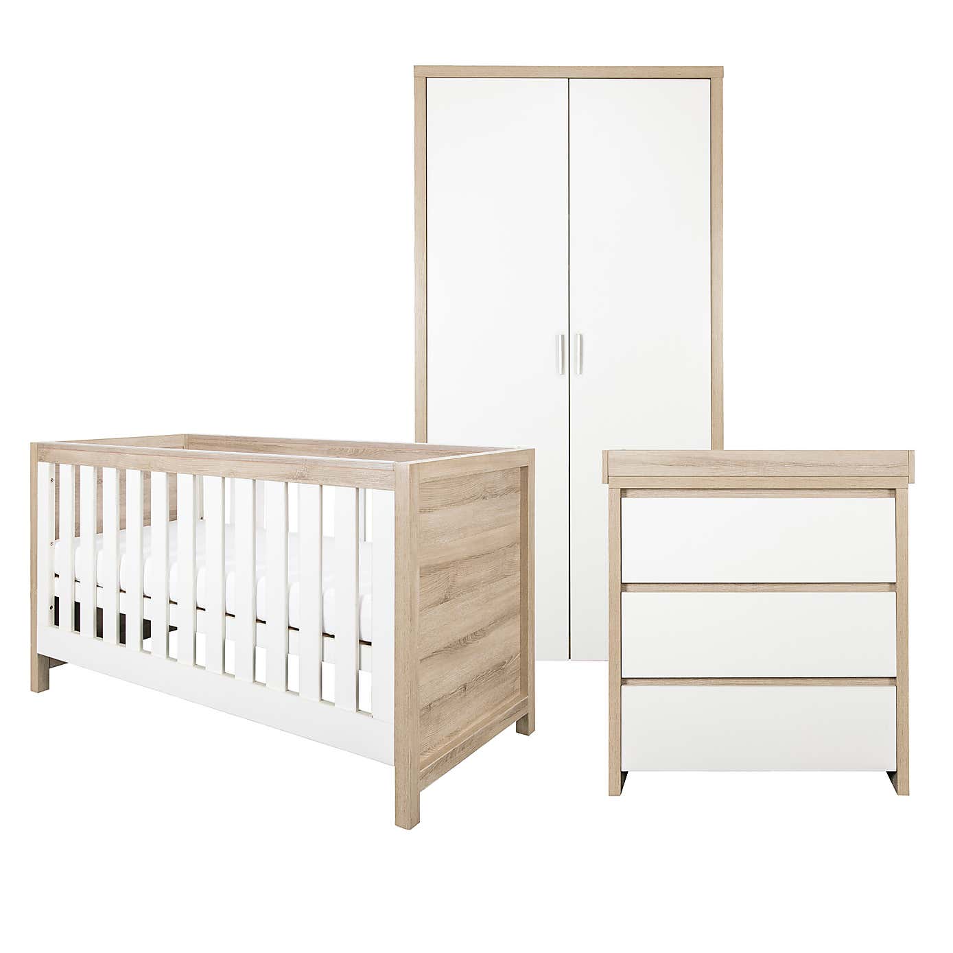 Tutti Bambini Modena 3 Piece Nursery Furniture Set