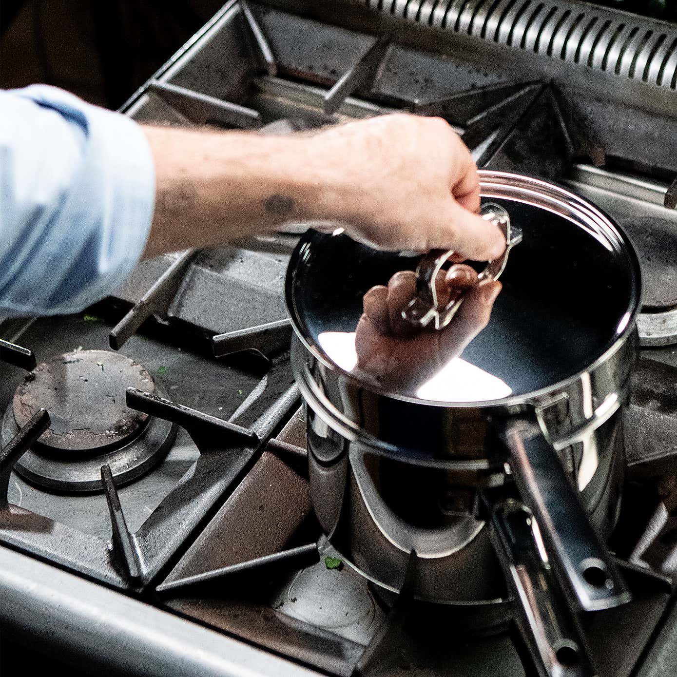 Tala Performance Superior Stainless Steel 3 Piece Saucepan Set with Steamer